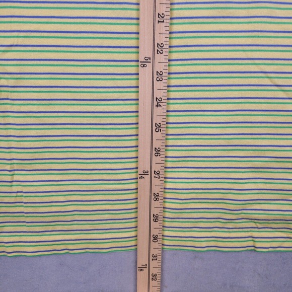 Polo Golf Ralph Lauren Polo Shirt Men's Large Yellow Pima Cotton Striped Soft - Picture 11 of 11